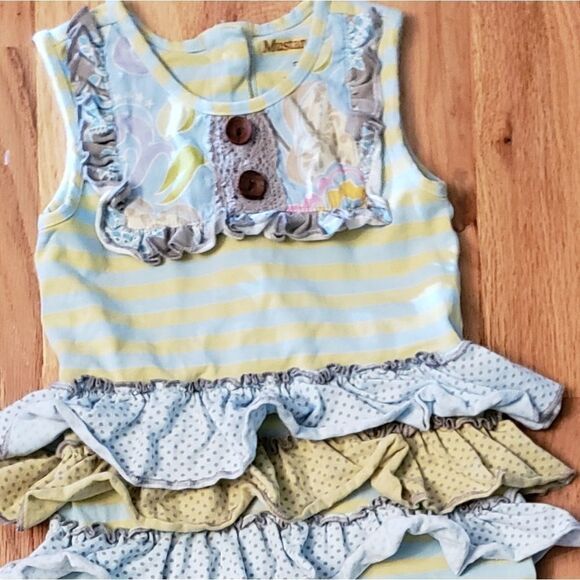 Mustard Pie Apple Blossom Longall Romper - Picture 3 of 6